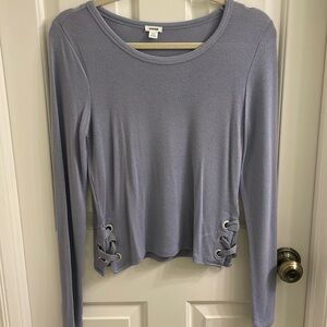 Purple Garage long sleeve shirt, size small